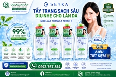 Nước Tẩy Trang Senka FRESH Anti Shine 400ml x 18 chai