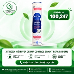 Xịt ngăn mùi NIVEA dưỡng sáng đều màu 150ml