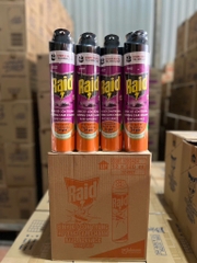 Xịt côn trùng RAID - h.cam chanh 520ml x 12 chai - dn