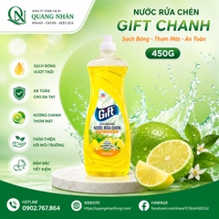 Nước rửa chén GIFT chanh 450g