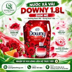 Nước Xả Vải Downy Hương Đam Mê Chai 1.8l x 4 túi