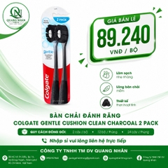 Bàn chải đánh răng COLGATE cushion clean charcoal 12 bộ