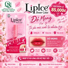 Son dưỡng môi LIPICE sheer color red (đỏ mọng) 2.4g
