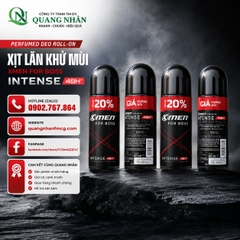 LĂN KHỬ MÙI XMEN FOR BOSS INTENSE 60ML X 24 CHAI