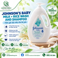 Sữa tắm baby JOHNSON'S sữa và gạo 1000ml