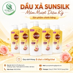 Dầu xả SUNSILK mềm mượt diệu kỳ 640g