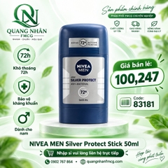 Sáp ngăn mùi NIVEA men phân tử bạc (50ml)