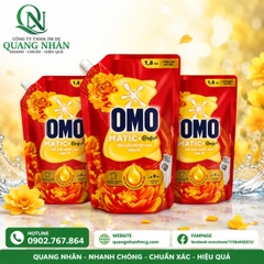 Nước giặt OMO matic + COMFORT cửa trên tinh dầu nước hoa tinh tế 1.8kg