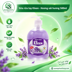 Sữa rửa tay kleen - hương oải hương 500ml