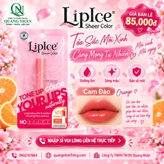 Son dưỡng môi LIPICE sheer color oranges peaches (cam đào) 2.4g