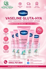 SỮA DƯỠNG THỂ VASELINE DEWY RADIANCE 70X (HỒNG)  300ML X 12 Tuýp