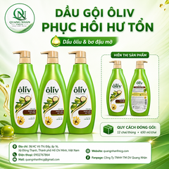 Dầu gội ÔLIV phục hồi hư tổn 650ml