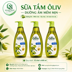 Sữa tắm ÔLIV dưỡng ẩm mềm mịn 650ml