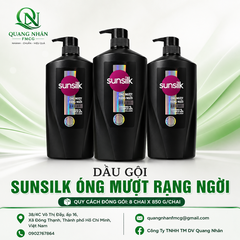 Dầu gội SUNSILK óng mượt rạng ngời 850g
