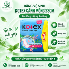 Băng vệ sinh KOTEX bảo vệ toàn diện smc -23cm (8m+1)