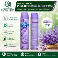 Nước hoa xịt phòng pureair hương lavender 280ml