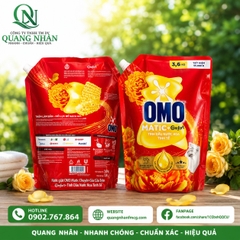 Nước giặt OMO matic chuyên gia cửa trên tinh dầu nước hoa tinh tế 3.6kg