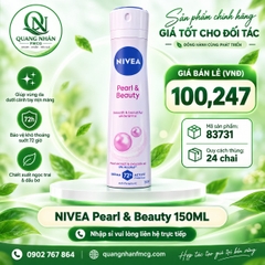 Xịt ngăn mùi NIVEA nữ ngoc trai 150ml