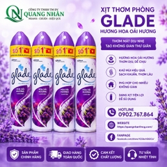Bộ đôi xịt thơm phòng GLADE hương lavender 280mlx2/ 6 PAck