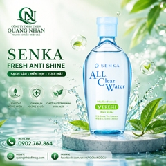Nước Tẩy Trang Senka FRESH Anti Shine 230ml x 36 chai