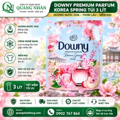 DOWNY PREMIUM PARFUM Korea Spring túi 3 lít x 4 túi