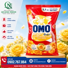 Bột giặt OMO COMFORT tinh dầu thơm nồng nàn 5.1kg