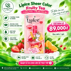 Son dưỡng môi LIPICE sheer color q trà trái cây 2.4g