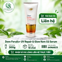 Kem xả serum DOVE ferulic+uv repair & glow 300ml