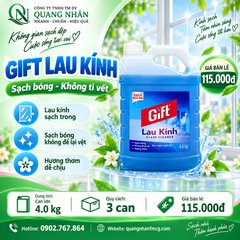 Nước lau kính GIFT 3.8kg