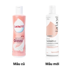 LACTACYD FEMININE WASH 250ML PRO SENSITIVE VN X 24 chai ( HỒNG )