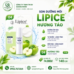 Son dưỡng môi hương táo (LIPICE apple) 3,3g