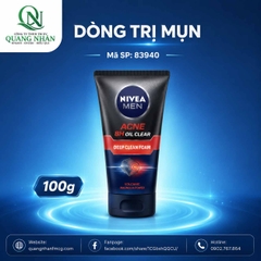 83940 SỮA RỬA MẶT NIVEA NAM ACNE REDUCTION DETOX MUD 100G x 24 CHAI