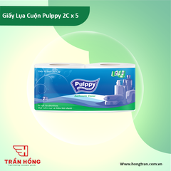 Giấy lụa cuộn pulppy 2c x 5
