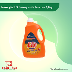 Nước giặt LIX hương nước hoa can 3,6kg