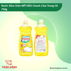 Nước rửa chén my hao chanh chai trong 5x 750g
