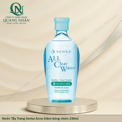 Nước Tẩy Trang Senka Acne Giảm bóng nhờn 230ml x 36 chai ( XANH LÁ )