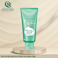 Sữa rửa mặt Senka Acne Giành cho da Mụn 100g x 36 tuýp ( XANH LÁ )