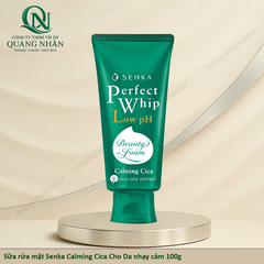 Sữa rửa mặt Senka Calming Cica Cho Da nhạy cảm  100g x 36 tuýp ( XANH ĐẬM )