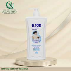Sữa tắm E100 sữa dê 1200ml