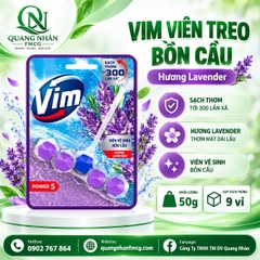VIM Viên Treo Bồn Cầu Hương Lavender 50g / 9 viên