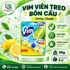 VIM Viên Treo Bồn Cầu Hương Chanh 50g / 9 viên