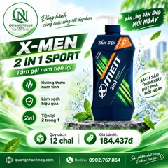 Tắm gội XMEN 2in1 wood 650g