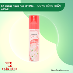 Xịt phòng nước hoa spring - hương hồng phân 400ml