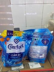 Nước xả vải COMFORT 1 lần xả hương ban mai 3.1l