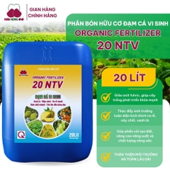 Phân bón hữu cơ Organic Fertilizer 20 NTV – can 20 lít – dạng nước