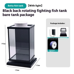 Hồ cá Betta decor để bàn xoay 360 độ