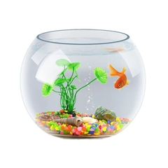 Chậu cá mini để bàn kèm phụ kiện decor