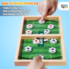 Cờ Búng Đối Kháng Hình Sân Cỏ Đá Banh- Trò chơi Gia Đình Cho Trẻ Em WonderToysVN