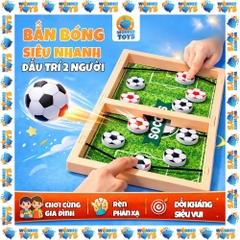 Cờ Búng Đối Kháng Hình Sân Cỏ Đá Banh- Trò chơi Gia Đình Cho Trẻ Em WonderToysVN