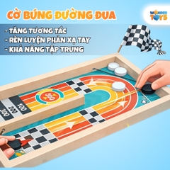 Cờ Búng Đối Kháng Sân Đua- Game Trí Tuệ Đường đua cờ búng– vừa chơi vừa tính điểm, WonderToysVN